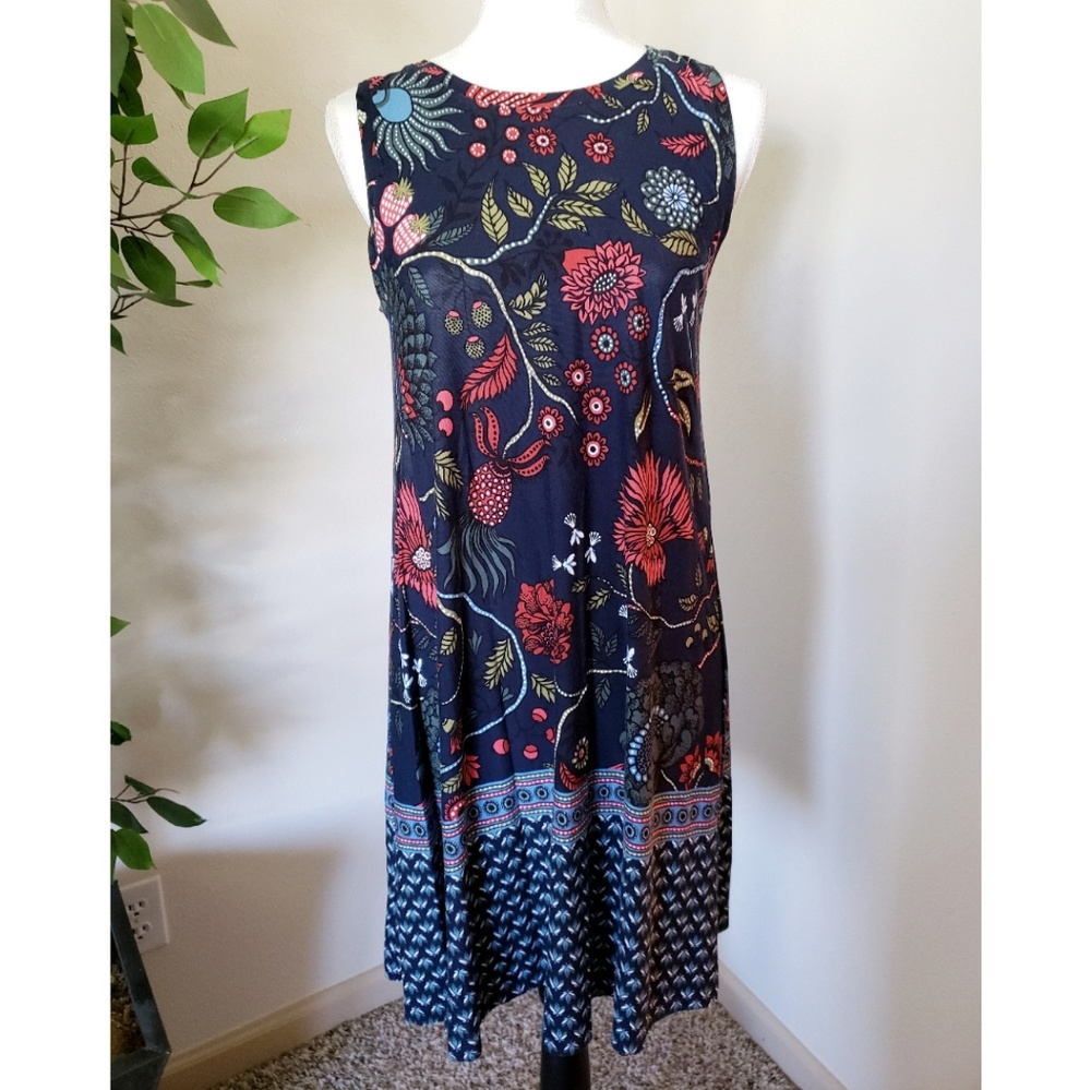 LOFT | Boho Sleeveless Swing Dress